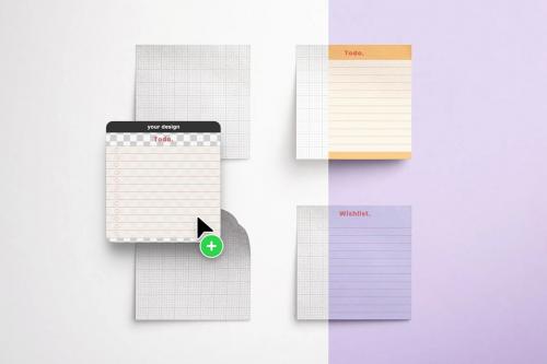 Sticky Notes Mockup