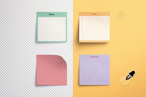 Sticky Notes Mockup