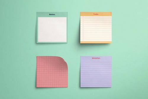 Sticky Notes Mockup