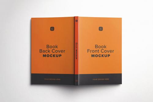 Paperback Book Mockup Lay Flat