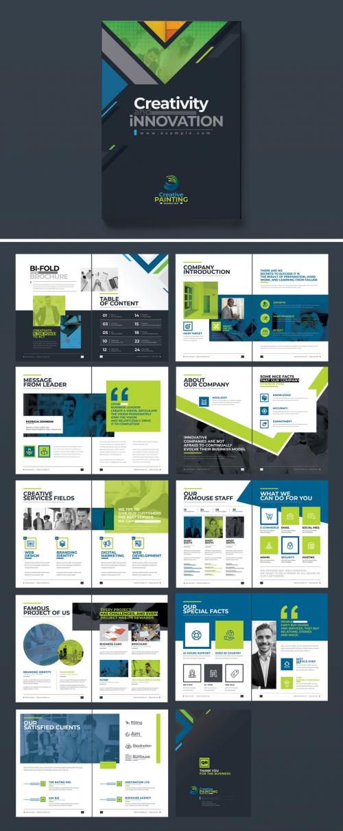 Creativity Bi-Fold Brochure - 440174943