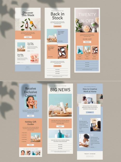 Simple Email Newsletter Layout - 440176560