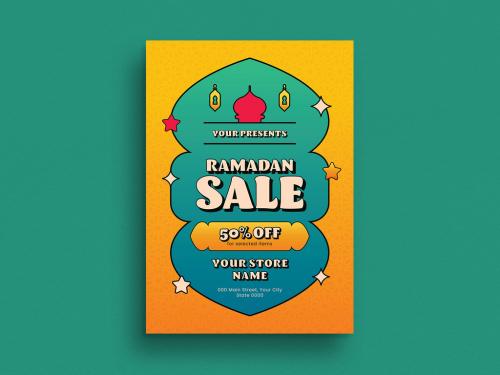 Ramadan Sale Flyer Layout - 440176565