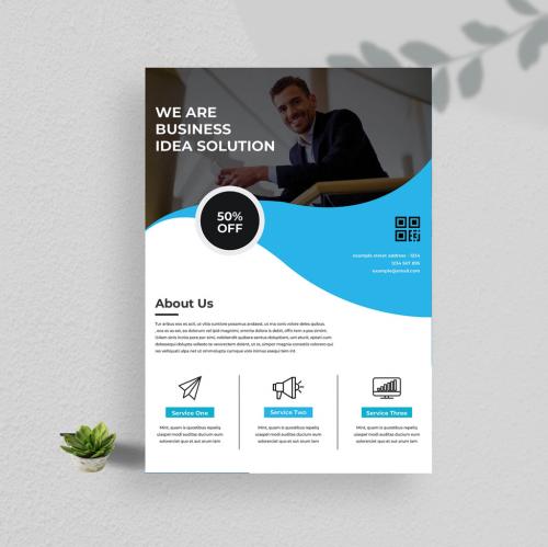 Cyan Business Flyer - 440179756