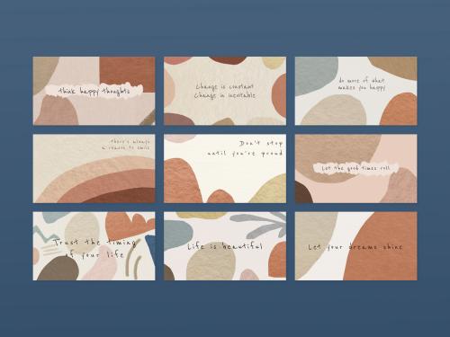 Earth Tone Blog Banner Template Set - 440289818