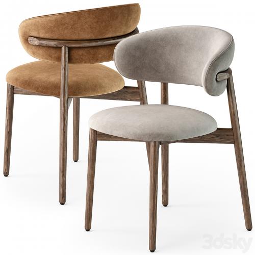 Calligaris Oleandro wood chair