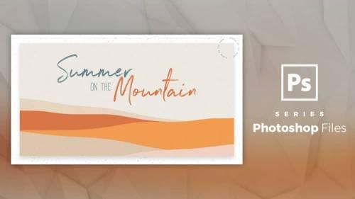 Summer On The Mountain - PSD Files