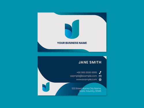 Editable Modern Business Card Layout - 440289976