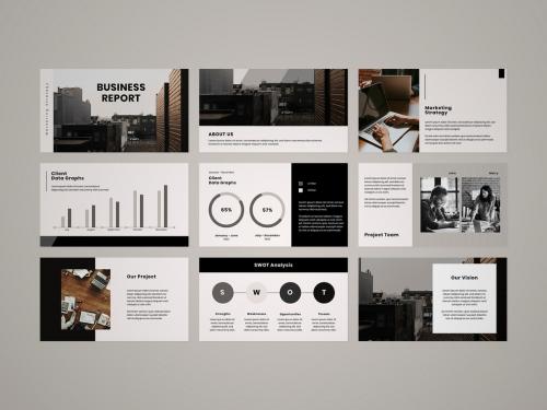 Business Marketing Plan Editable Template Set - 440289991