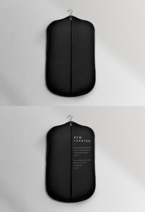 Suit Cover Bag Mockup in Black - 440290020