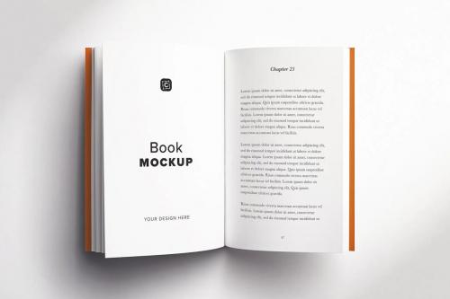 Open Book Mockup