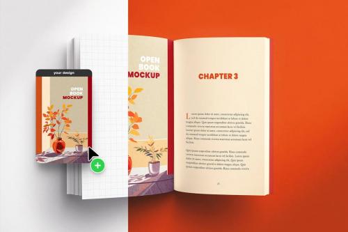 Open Book Mockup