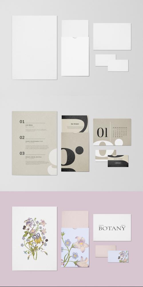 Editable Corporate IDentity Mockup Set - 441407754