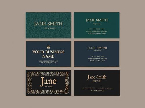 Classic Business Card Layout - 441407761