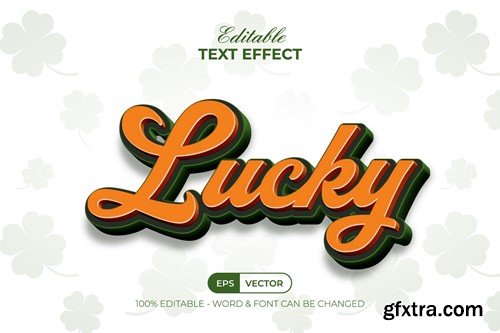 Lucky Text Effect 3D Style M3JP6HN