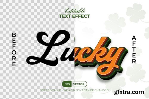 Lucky Text Effect 3D Style M3JP6HN