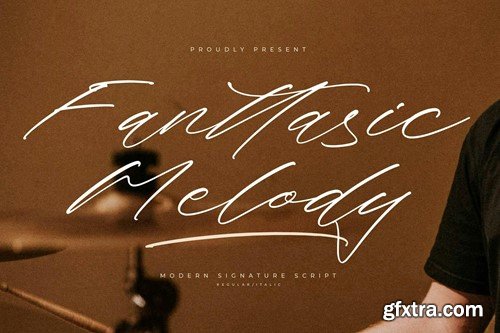 Fanttasic Melody Modern Signature Font 783Q5BG