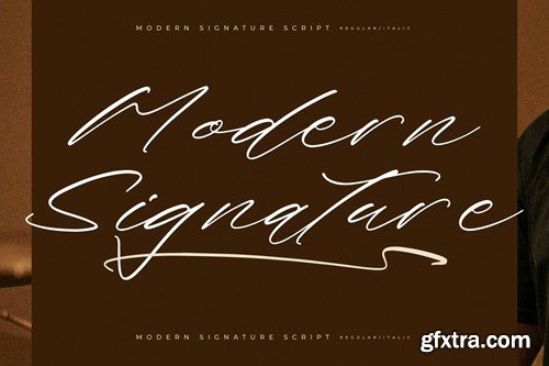 Fanttasic Melody Modern Signature Font 783Q5BG