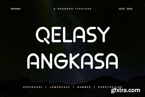 QELASY ANGKASA - Rounded Sans Typeface 2JJPZWP