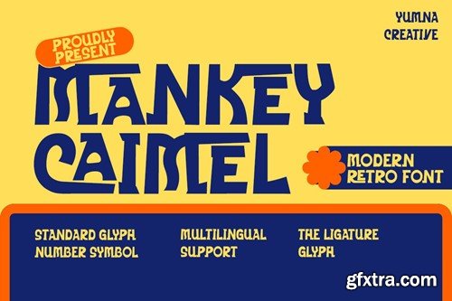 Mankey Caimel - Modern Retro Font 9BRG5ZW