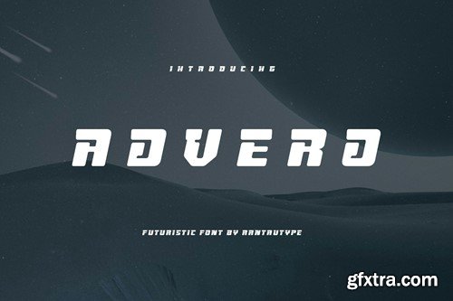 Advero Futuristic Font PZ468C2