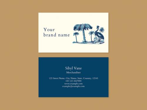 Editable Summer Style Businesscard Layout - 441407887