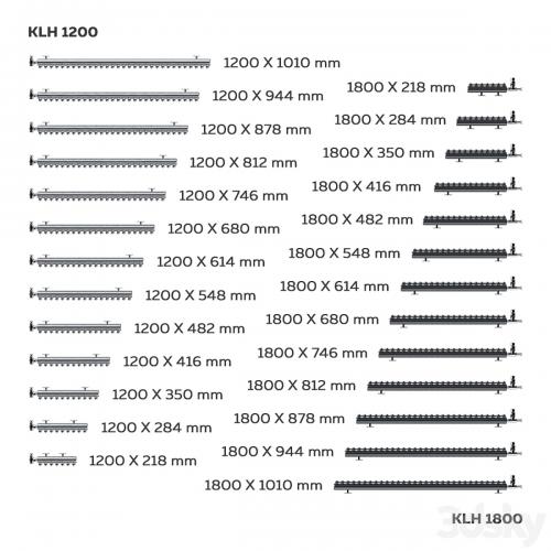 Radiators Zehnder Kleo KLV, KLH