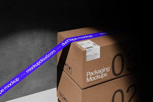 Post Packaging Mockups Vol 1