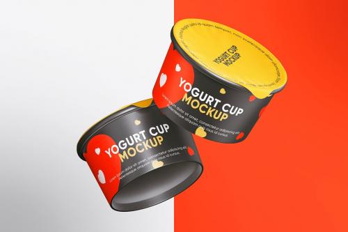 Yogurt Cup Mockup