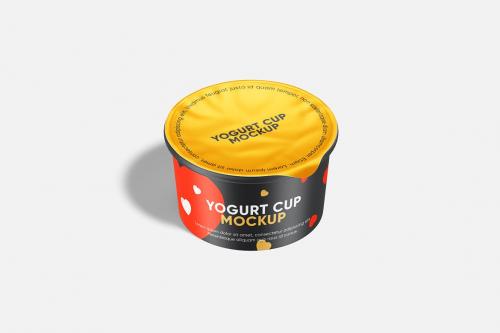 Yogurt Cup Mockup