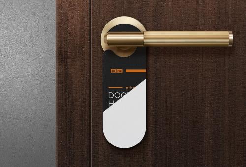 Door Hanger Mockup