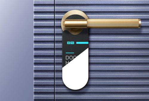 Door Hanger Mockup