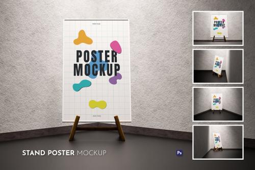 Stand Poster Mockup