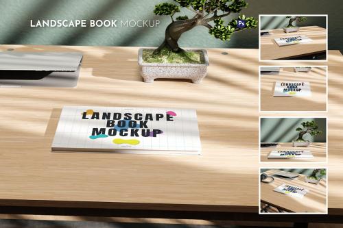 Landscape Book Mockup