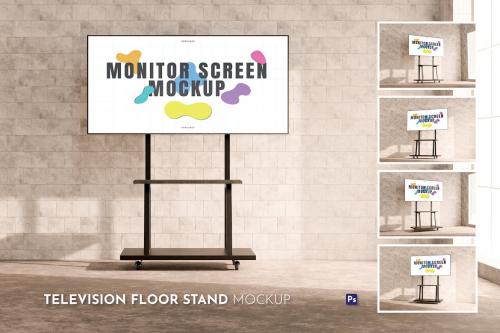 Television Floor Stand Mockup