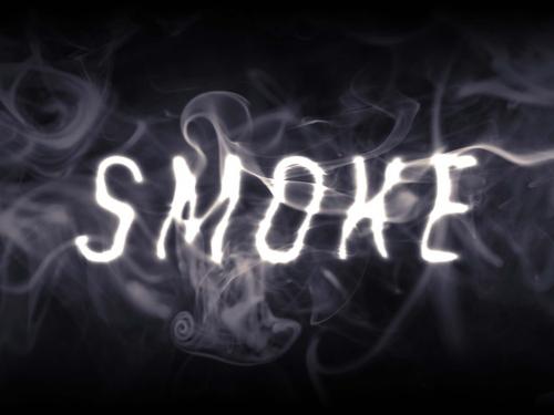 Smoke Text Effect Mockup - 441683214