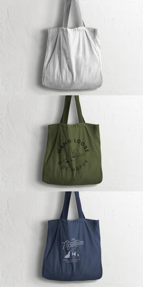 Editable Tote Bag Mockup - 442162572