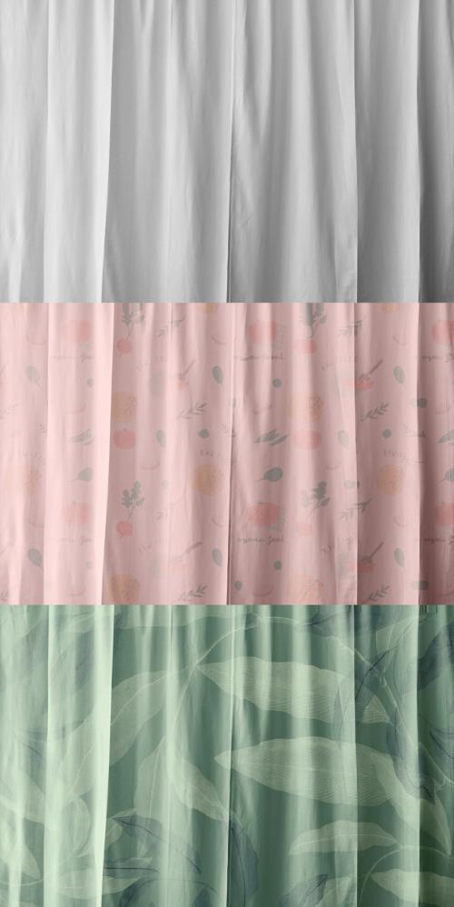 Editable Curtain Mockup Design - 442162642