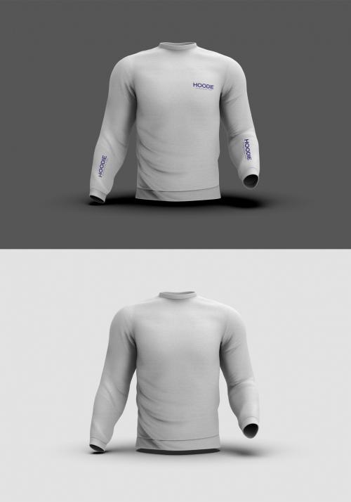 Front View of Hoodie Mockup - 442175957