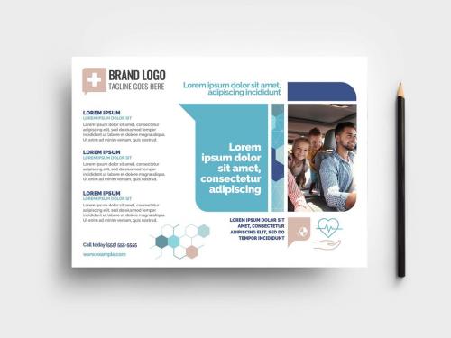 Health Care Insurance Flyer Banner  - 442380692