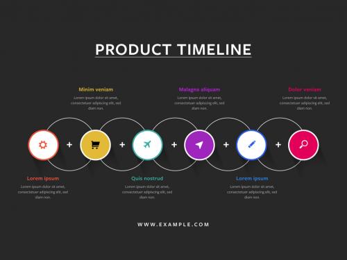 Product Timeline Infographic Layout - 442385198