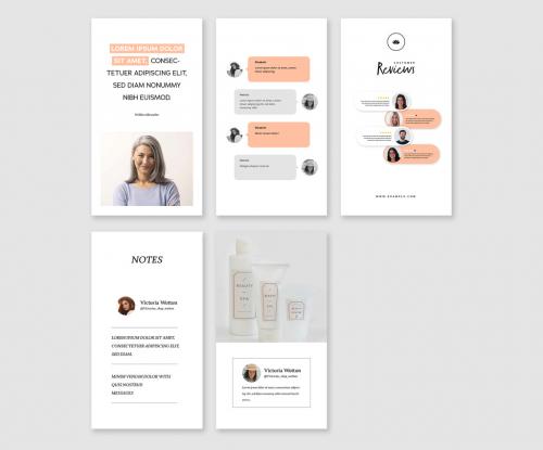 Influencer Social Story Layouts - 442392467