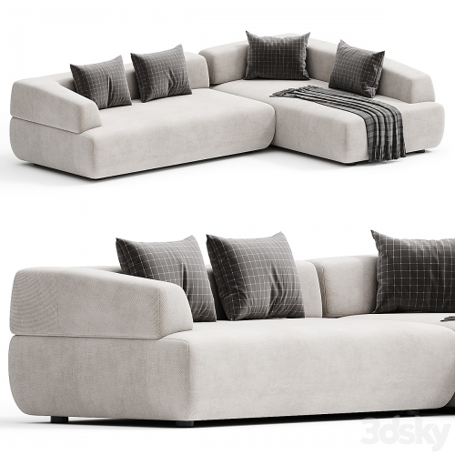 ITALO | Sofa with chaise longue By Minimomassimo