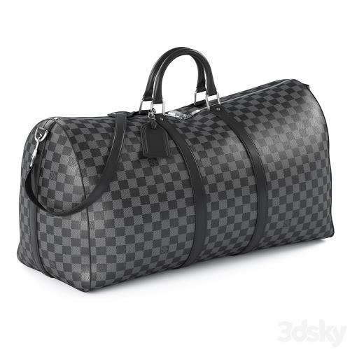 LOUIS VUITTON Keepall 60 Black