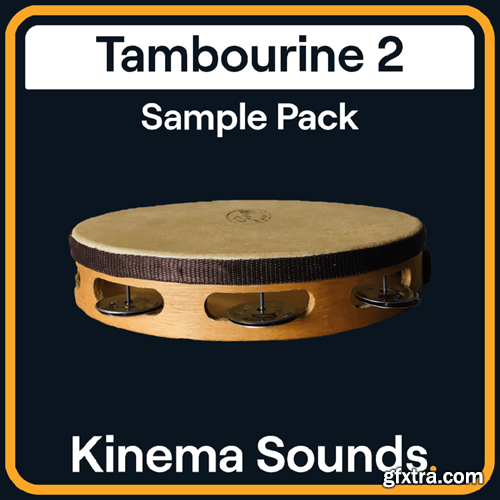 Kinema Sounds Tambourine 2 Retro Tambourine