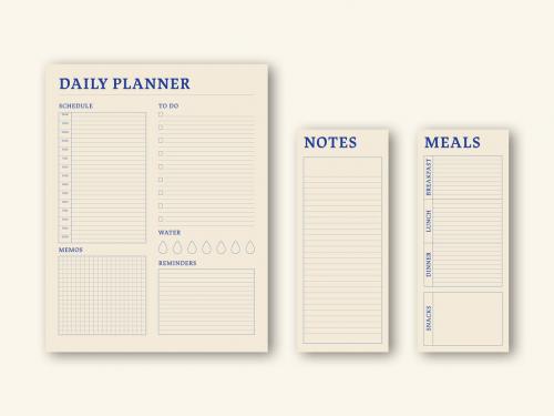 Simple Planner Set - 442396061