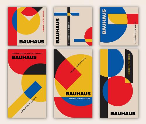 Bauhaus Style Social Media Posts - 442396079