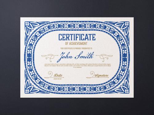 Vintage Certificate Layout - 442406784