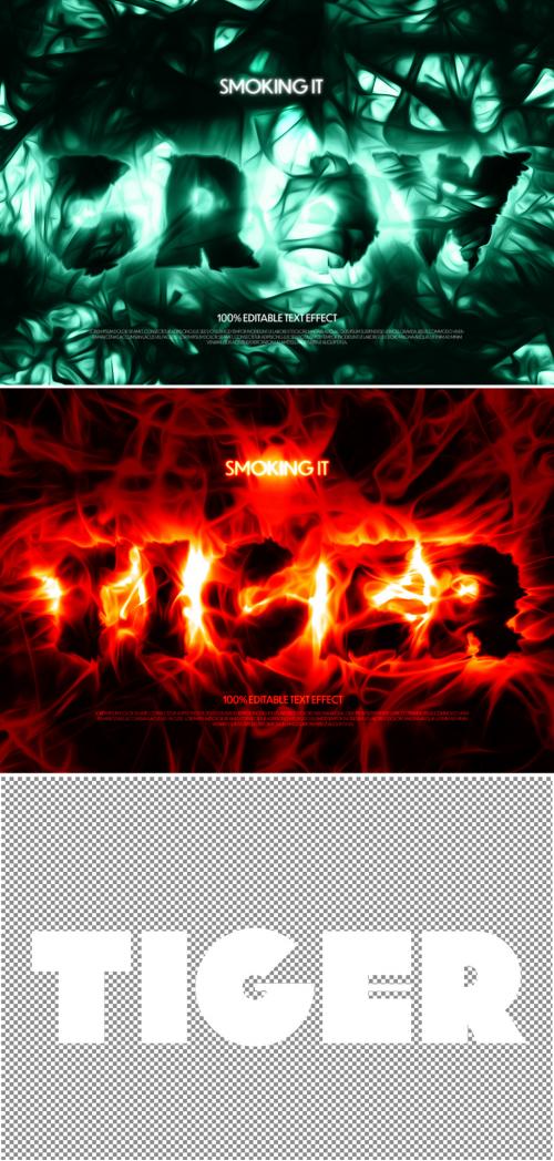 Smoking Hot Text Effect - 442417287