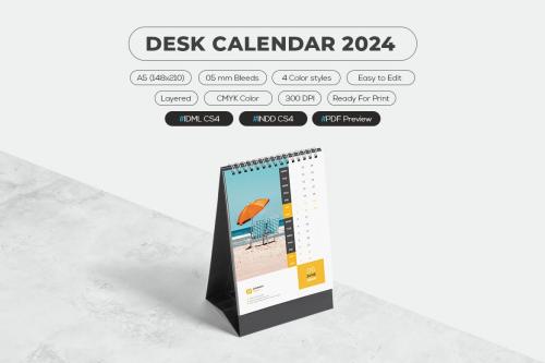 Desk Calendar 2024